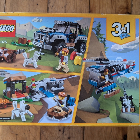 LEGO 31075 Creator Outdoor Adventure 3-in-1 Jeep Helicopter Building Set - Picture 3 of 3